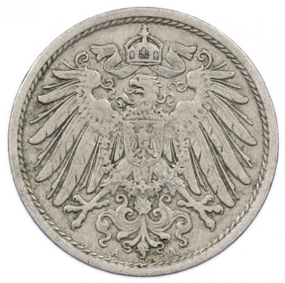 10 пфеннигов 1908 года A Германия