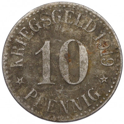 10 пфеннигов 1919 года Германия — город Кассель (Нотгельд)