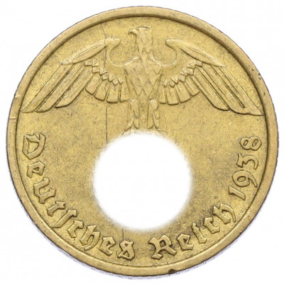 10 рейхспфеннигов 1938 года G Германия
