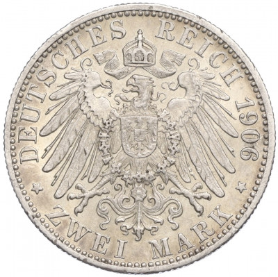 2 марки 1906 года Германия (Вюртемберг)