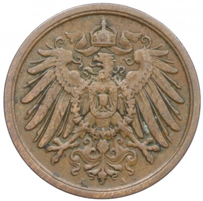 2 пфеннига 1914 года A Германия