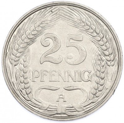 25 пфеннигов 1910 года A Германия
