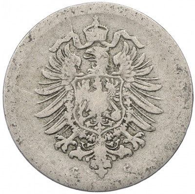 5 пфеннигов 1876 года G Германия