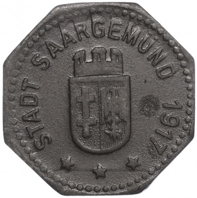 5 пфеннигов 1917 года Германия — город Сааргемюнд (Нотгельд)