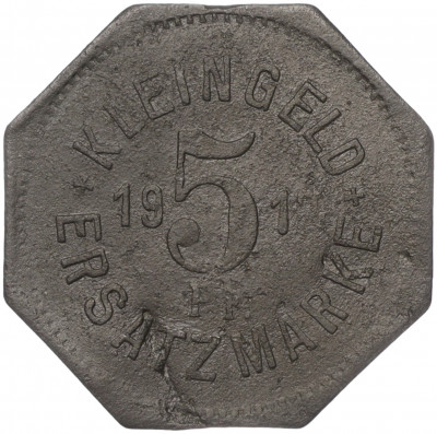5 пфеннигов 1917 года Германия — город Халль (Нотгельд)