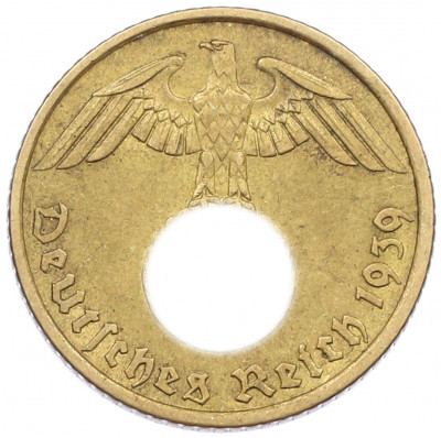 5 рейхспфеннигов 1939 года A Германия