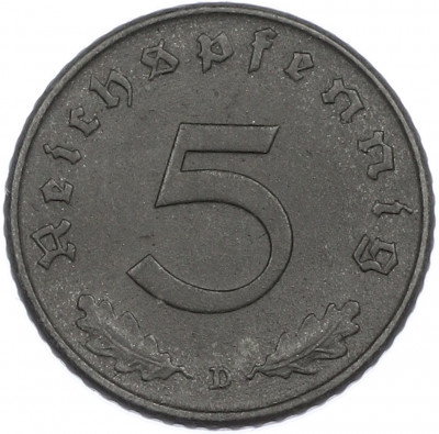 5 рейхспфеннигов 1947 года D Германия
