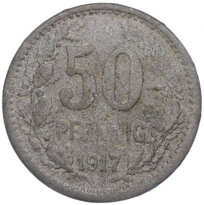 50 пфеннигов 1917 года Германия — город Унна (Нотгельд)