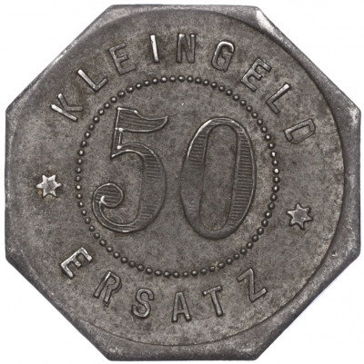 50 пфеннигов 1918 года Германия — город Лойткирх (Нотгельд)