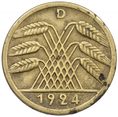 50 рентенпфеннигов 1924 года D Германия