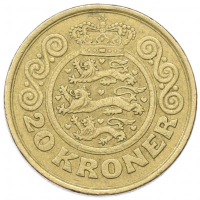 20 крон 1990 года Дания