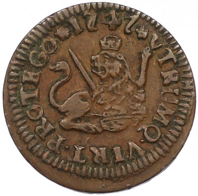 1 мараведи 1747 года Испания (Фердинанд VI)