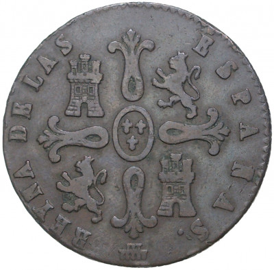 8 мараведи 1839 года Испания