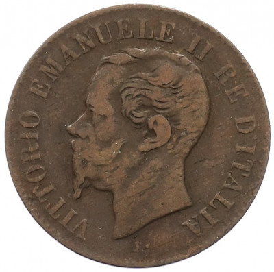 2 чентезимо 1867 года M Италия