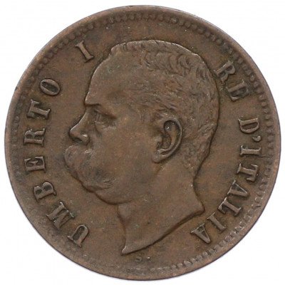 2 чентезимо 1900 года Италия