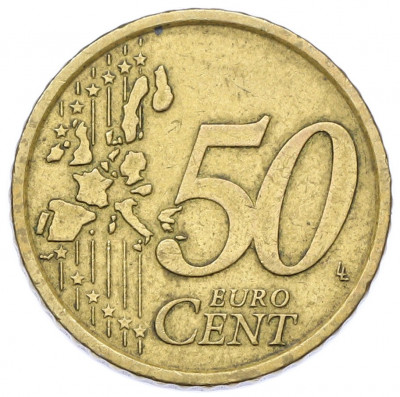 50 евроцентов 2002 года Италия