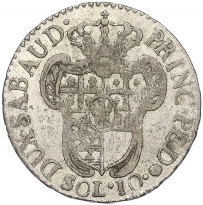 10 сольдо 1796 года Сардиния