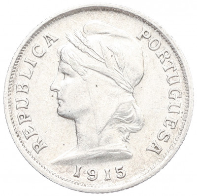10 сентаво 1915 года Португалия