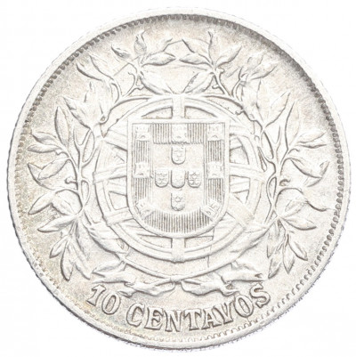 10 сентаво 1915 года Португалия