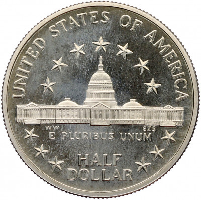 1/2 доллара (50 центов) 1989 года S США «200 лет Конгрессу»