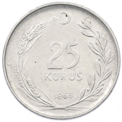 25 курушей 1968 года Турция