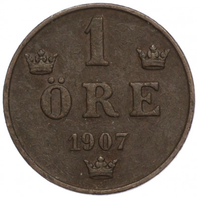 1 эре 1907 года Швеция
