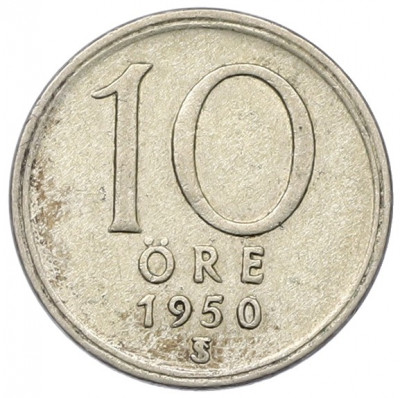 10 эре 1950 года Швеция