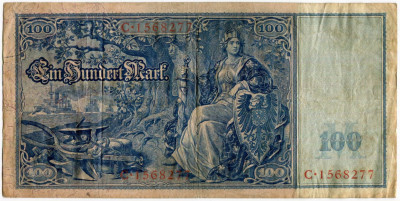 100 марок 1908 года Германия