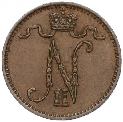 1 пенни 1900 года Русская Финляндия