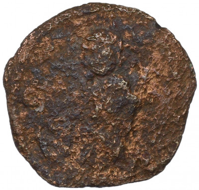 1/2 фоллиса 1059-1067 года Византия — Константин X и Евдокия