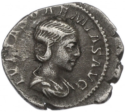 Денарий 218-222 года Римская Империя — Юлия Соэмия (Венера Небесная)