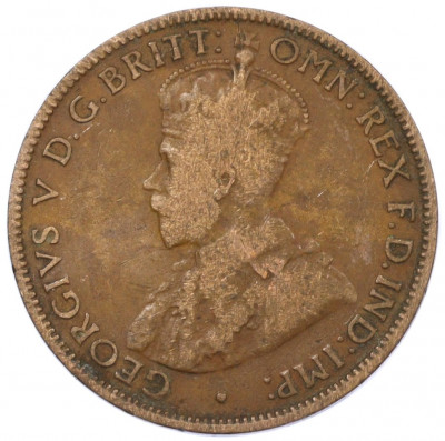1/2 пенни 1917 года Австралия