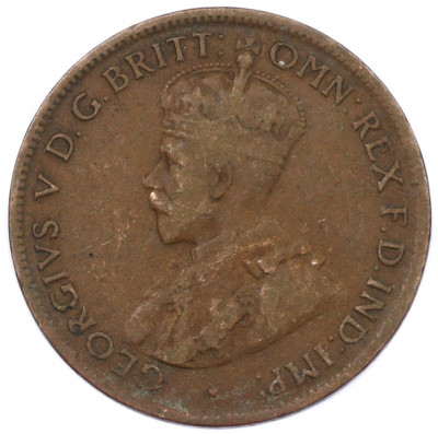 1/2 пенни 1921 года Австралия
