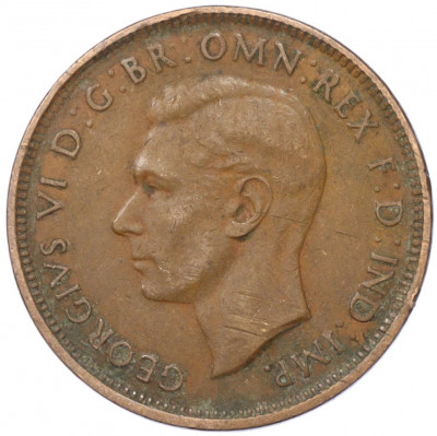 1/2 пенни 1938 года Австралия