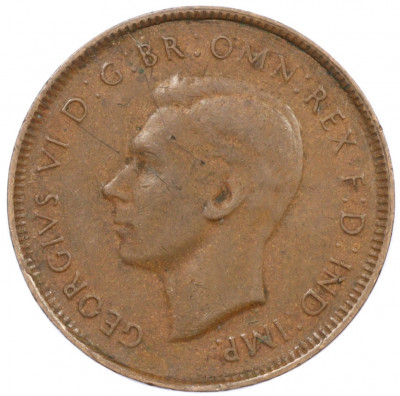 1/2 пенни 1948 года Австралия