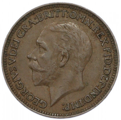 1 фартинг 1932 года Великобритания