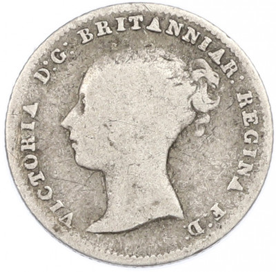 4 пенса 1855 года Великобритания