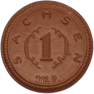1 марка 1921 года Германия — Федеральная земля Саксония (Нотгельд)