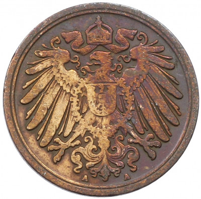 1 пфенниг 1908 года A Германия