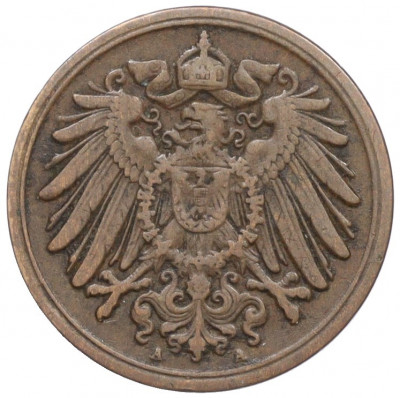 1 пфенниг 1909 года A Германия