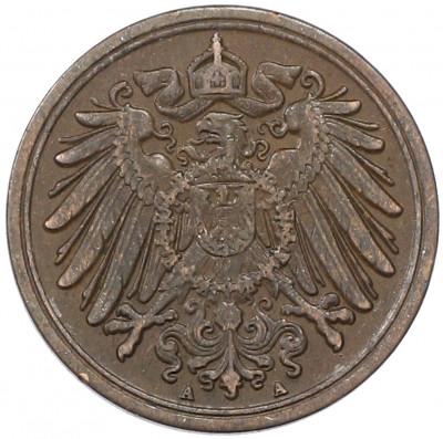 1 пфенниг 1911 года A Германия