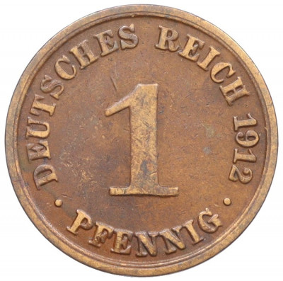 1 пфенниг 1912 года A Германия