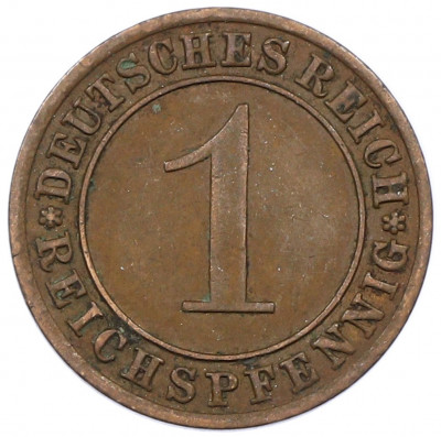 1 рейхспфенниг 1933 года A Германия