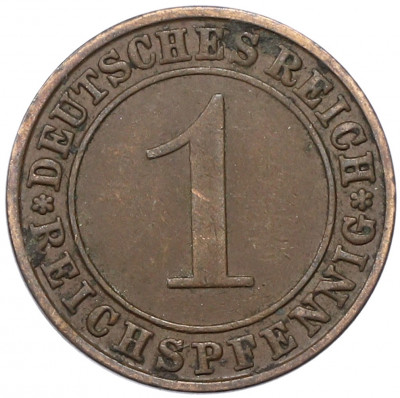 1 рейхспфенниг 1935 года A Германия