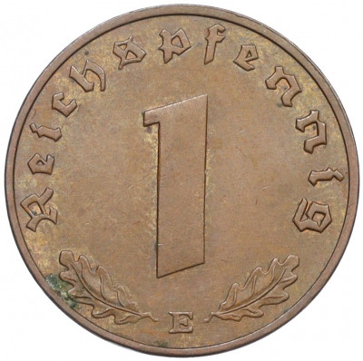 1 рейхспфенниг 1939 года E Германия