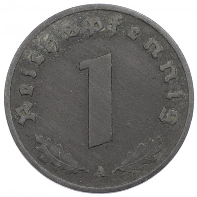 1 рейхспфенниг 1943 года A Германия