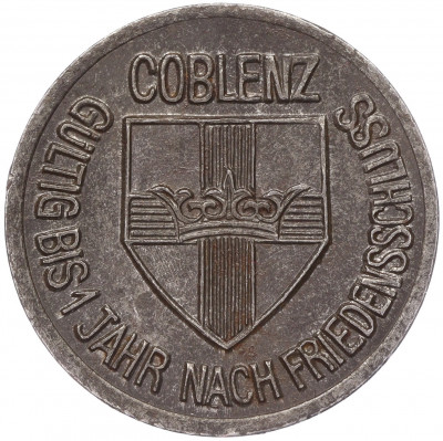 10 пфеннигов 1918 года Германия — город Кобленц (Нотгельд)