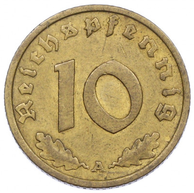 10 рейхспфеннигов 1937 года A Германия