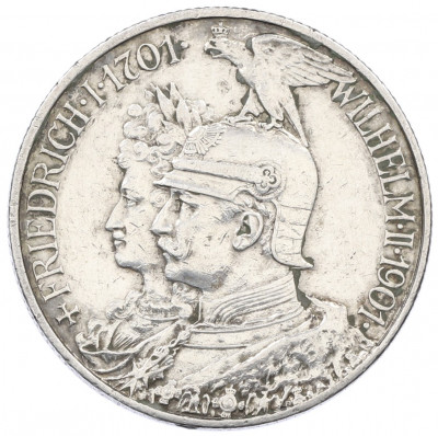 2 марки 1901 года Германия (Пруссия) «200 лет Пруссии»