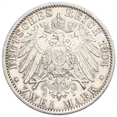2 марки 1904 года Германия (Гессен) «400 лет со дня рождения Филиппа I Великодушного»
